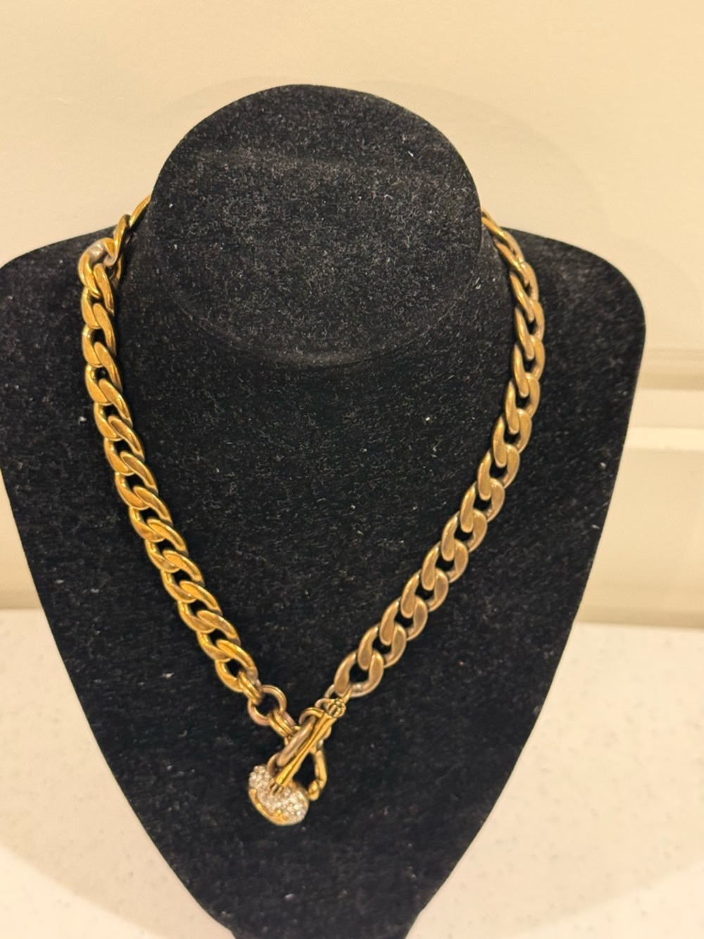 Juicy Couture Y2K Vintage Gold Necklace ~ RARE - Picture 6 of 6